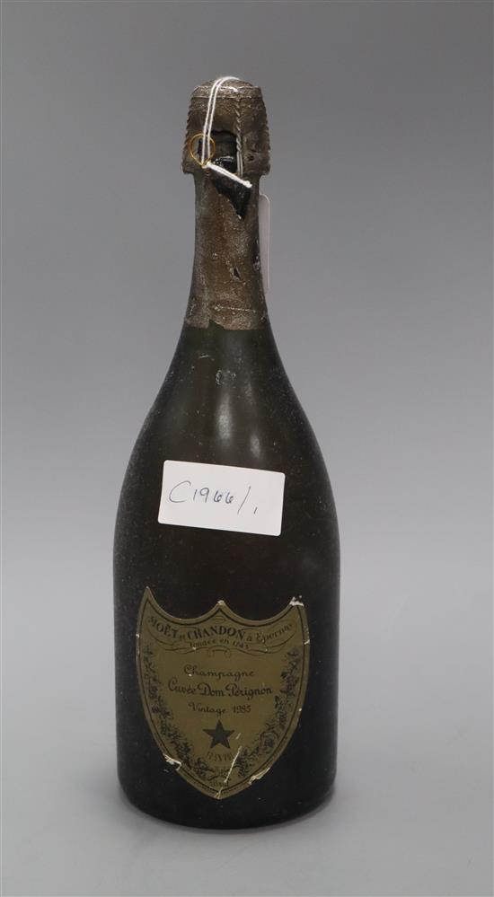 A 1985 bottle of Dom Perignon